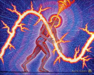 Alex Grey - Lightning man