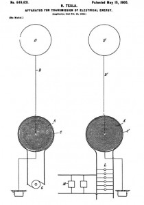 tesla wireless patent Dollard