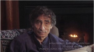 Gabor Mate attachment disease addiction denial video