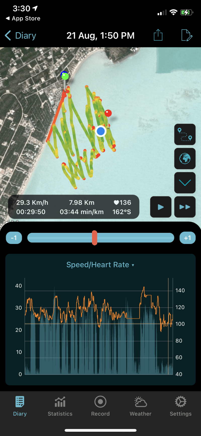 Apple Watch Kiteboarding Apps compared Freeride Gestalt Reality