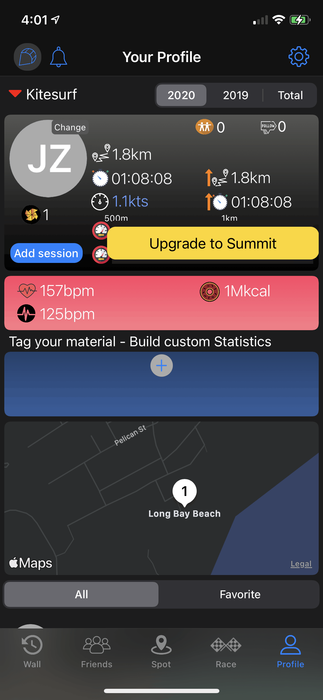Apple Watch Kiteboarding Apps compared Freeride Gestalt Reality