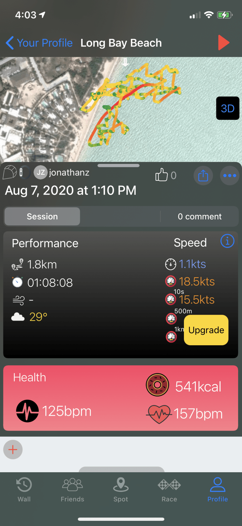 Apple Watch Kiteboarding Apps compared Freeride Gestalt Reality