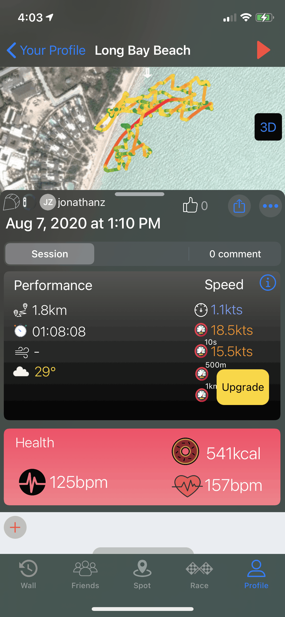 Apple Watch Kiteboarding Apps compared Freeride Gestalt Reality